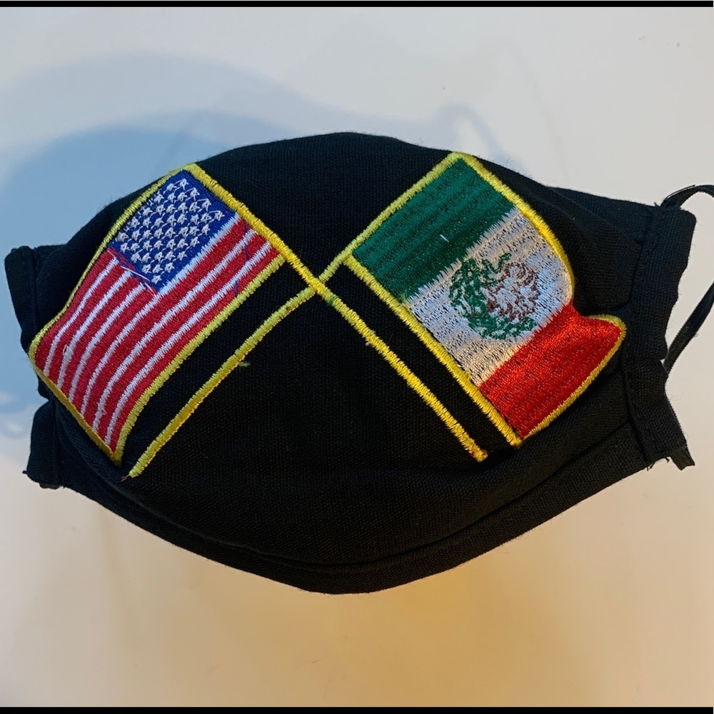 Reusable Handmade face mask embroided MEXI…